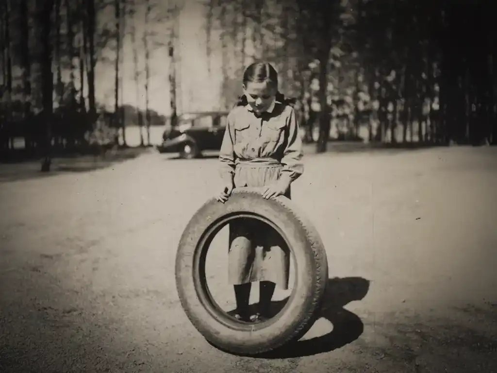 Tuusulan pikkulotat ja vanhojen autonkumien keräys