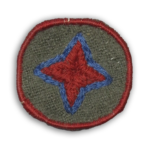 Lottamerkit kuvailtuina: eläinlääkintälotan merkki, jossa on punainen sinireunainen tähti harmaalla pohjalla