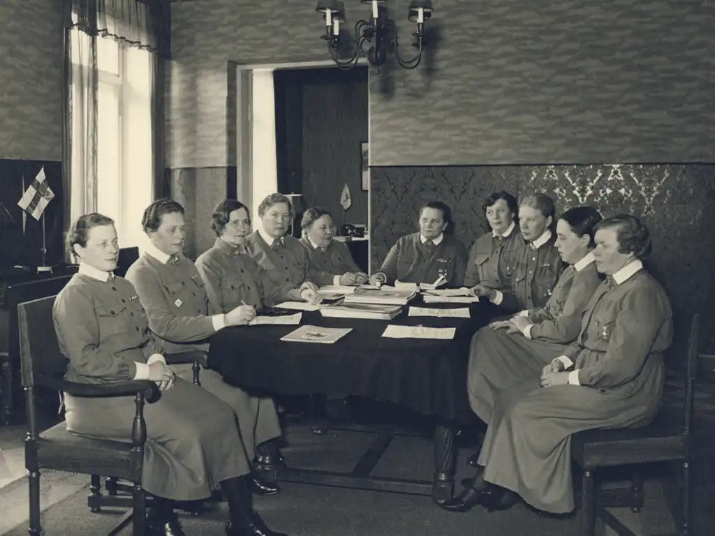 Lottajärjestön keskusjohtokunta vuonna 1933