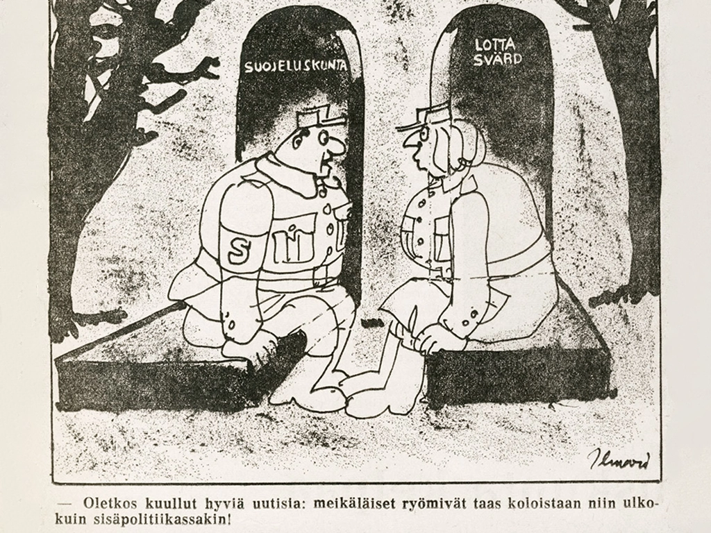 Vuonna 1972 ilmestynyt Ilmarin pilapiirros Kansan Uutiset lehdessä.
