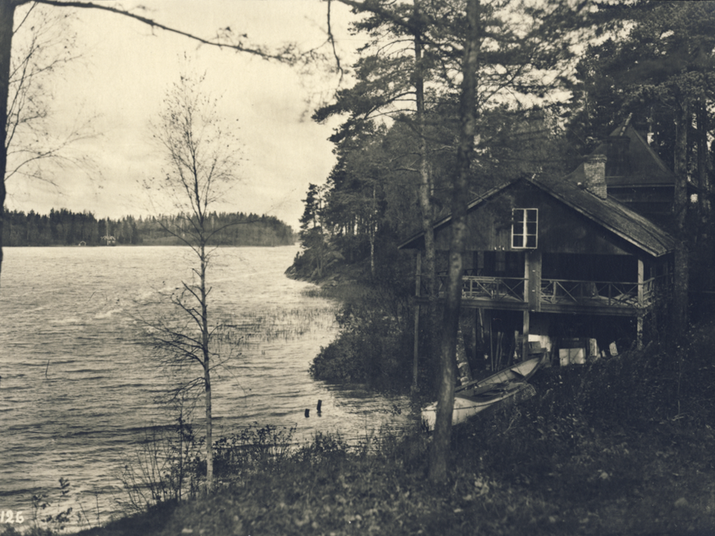 Syvärannan rantasauna 1920-luvulla.