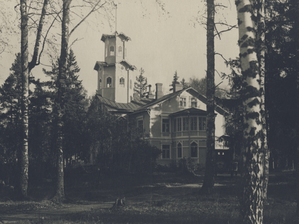 Syvärannan puita 1920-luvulla.